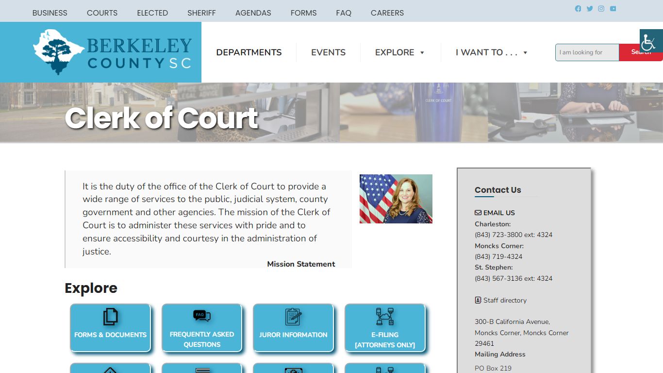 Clerk of Court – Berkeley County Website